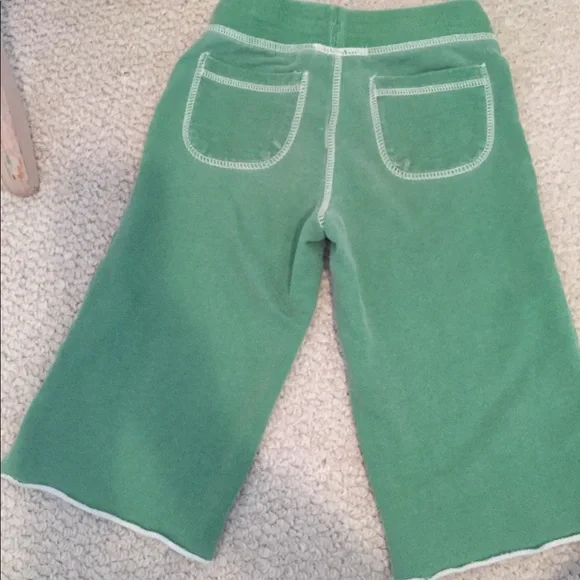 Mini Boden pants green size 5y green/pink - Picture 5 of 8